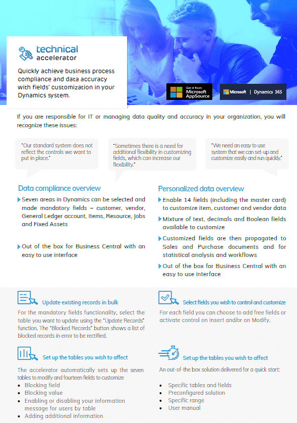 Technical accelerator | Brochure | Prodware Georgia