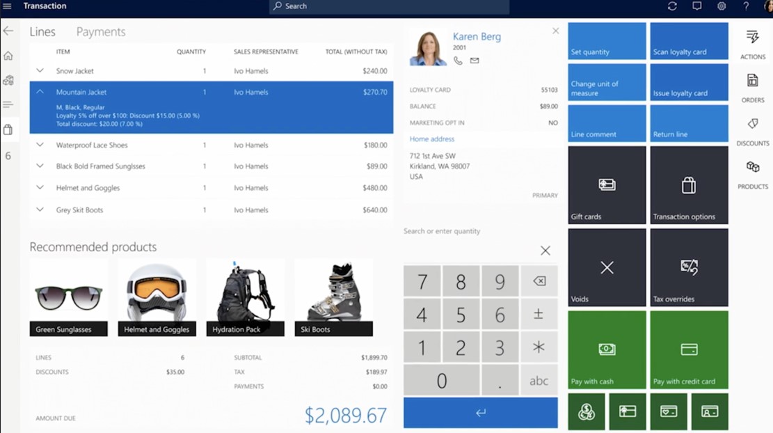 Microsoft Dynamics 365 Commerce PoS